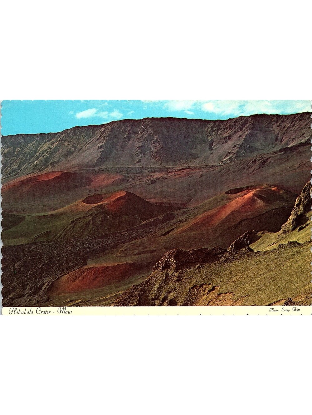 Vintage Postcard Haleakala Crater Island of Maui Hawaii 1969